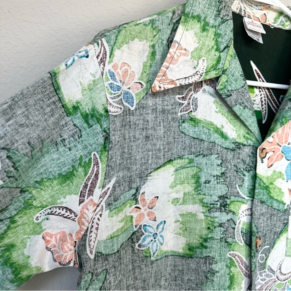 Jantzen Reverse Print Vintage Men’s Hawaiian Shirt M Made in USA - Picture 3 of 8